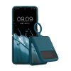 калъф kwmobile за Samsung Galaxy Z Flip4, Силиконов, Син, 58786.57