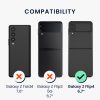 калъф kwmobile за Samsung Galaxy Z Flip4, Силиконов, Син, 58786.57