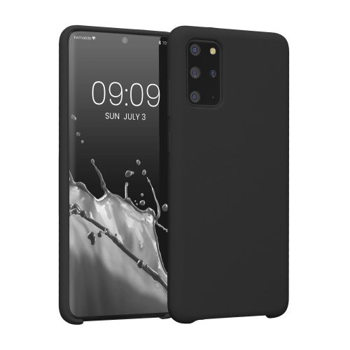 Калъф Kwmobile за Samsung Galaxy S20 Plus, силиконов, черен, 51217.01