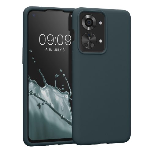 Калъф Kwmobile за OnePlus Nord 2T, силиконов, син, 58764.202
