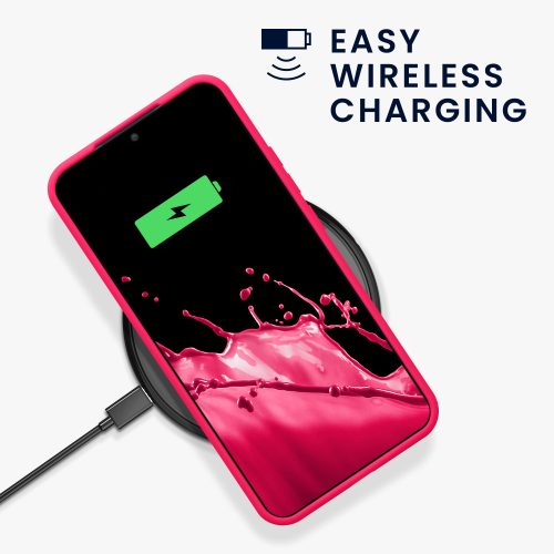 Калъф Kwmobile за Samsung Galaxy S22 Plus, Силиконов, Розов, 56761.77