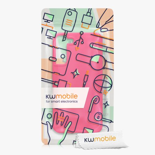 Калъф Kwmobile за Samsung Galaxy S22 Plus, Силиконов, Розов, 56761.77