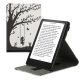 Калъф за Amazon Kindle Paperwhite 11, Kwmobile, черен/бял, еко кожа, 56264.12