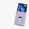 Държач за магнитна карта, съвместим с Apple iPhone 14 Series/iPhone 13 Series/iPhone 12 Series, Kwmobile, лилав, пластмаса, 58791.139
