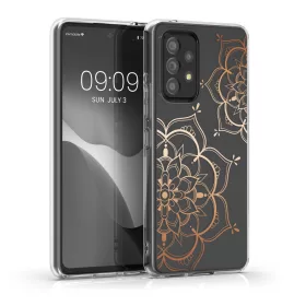   Калъф Kwmobile за Samsung Galaxy A53 5G, Силиконов, Прозрачен/Розов, 58800.02