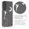 Калъф Kwmobile за Samsung Galaxy S22, Силиконов, Прозрачен/Златен, 58794.01
