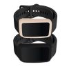 Комплект от 2 калъфа за Oppo Watch Free, Kwmobile, черен/кремав, силикон, 58877.02
