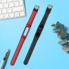 Комплект от 2 каишки за Xiaomi Mi Band 4, Kwmobile, черно/червено, силикон, 58889.01