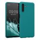 Калъф Kwmobile за Samsung Galaxy A13 5G, Силиконов, Зелен, 58919.57