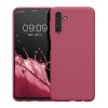 Kwmobile калъф за Samsung Galaxy A04s, тъмно розов, силиконов, 58921.167