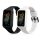 Комплект от 2 каишки за Huawei Band 7/Band 6/Honor Band 6, Kwmobile, черно/бяло, силикон, 58914.02