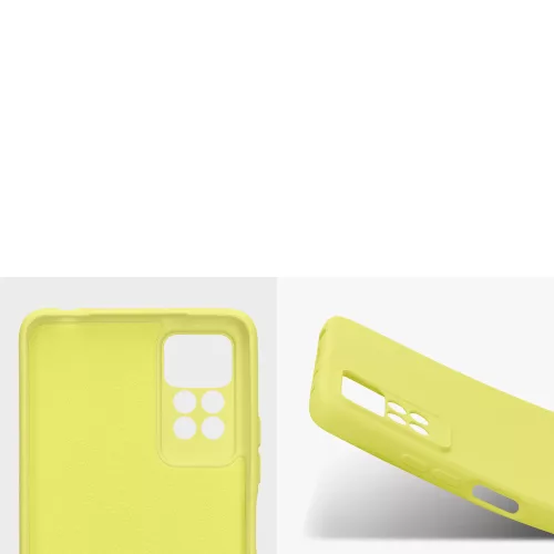 Калъф Kwmobile за Xiaomi Redmi Note 11 Pro/Redmi Note 11 Pro 5G, силиконов, жълт, 57919.165