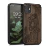 Калъф Kwmobile за Apple iPhone 11, дърво, кафяв, 49799.14