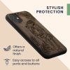 Калъф Kwmobile за Apple iPhone 11, дърво, кафяв, 49799.14