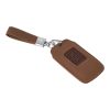 Капак за автомобилен ключ за Renault 4 бутона - Smart Key, Kwmobile, кафяв, еко кожа, 58938.03