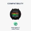 Комплект от 2 каишки за Polar Ignite 2/Unite/Pacer, Kwmobile, черно/синьо, силикон, 58981.01