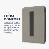 Калъф за Amazon Kindle Paperwhite 11, Kwmobile, сив, еко кожа, 56264.17