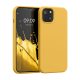Калъф Kwmobile за Apple iPhone 13, силиконов, жълт, 55878.191