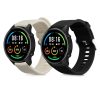 Комплект 2 каишки за часовник Xiaomi Mi Watch/Mi Watch Color Sport, Kwmobile, черен/сив, силикон, 58466.02
