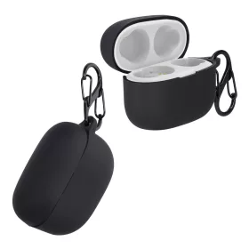   Калъф за слушалки Sony LinkBuds S, Kwmobile, черен, силикон, 59038.01