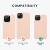 Калъф Kwmobile за Apple iPhone 14, силиконов, кремав, 59079.225