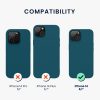 Калъф Kwmobile за Apple iPhone 14, силиконов, зелен, 59071.57