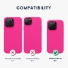 Калъф Kwmobile за Apple iPhone 14 Pro, силиконов, розов, 59077.77
