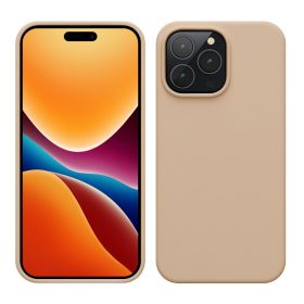   Калъф Kwmobile за Apple iPhone 14 Pro Max, силиконов, кремав, 59074.154