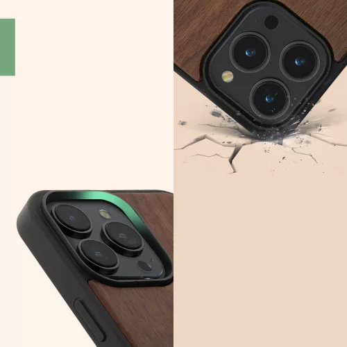 Калъф Kwmobile за Apple iPhone 14 Pro Max, дърво, кафяв, 59127.01