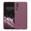 Калъф Kwmobile за Vivo Y72 5G, силиконов, лилав, 59095.167