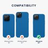 Калъф Kwmobile за Apple iPhone 14, силиконов, син, 59071.228