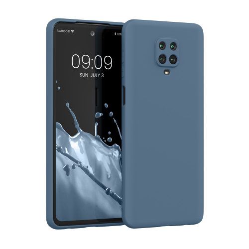 Калъф Kwmobile за Xiaomi Redmi Note 9S/Redmi Note 9 Pro/Redmi Note 9 Pro Max, силиконов, син, 56562.202