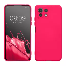   Калъф Kwmobile за Xiaomi Mi 11 Lite 5G/11 Lite 5G NE, силиконов, розов, 56047.77