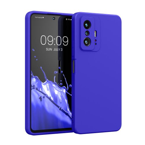 Калъф Kwmobile за Xiaomi 11T/11T Pro, силиконов, син, 56573.134