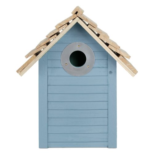 Casa din lemn pentru pasari Navaris, 25x20x17.9 cm, cu intrare metalica, 55458.02