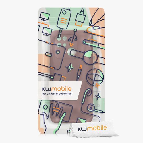 Калъф Kwmobile за Xiaomi Redmi 10C, силиконов, червен, 59229.187