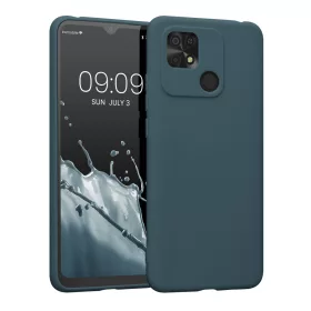   Калъф Kwmobile за Xiaomi Redmi 10C, Силиконов, Син, 59231.202
