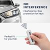 kwmobile Капак за автомобилен ключ за бутони Mazda 4, силикон, сив/черен, 59241.94