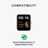 Комплект 2 каишки за Xiaomi Redmi Watch 2/Redmi Watch 2 Lite, Kwmobile, сиво/зелено, силикон, 56911.06