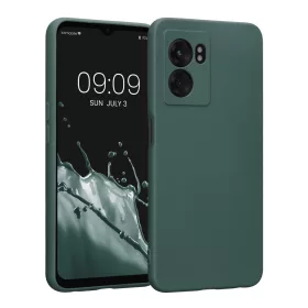   Калъф Kwmobile за OPPO A77, Силиконов, Зелен, 59245.169