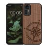 Kwmobile калъф за Xiaomi Redmi Note 12S, кафяв, дърво/силикон, 60692.01