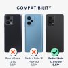 Kwmobile Кейс за Xiaomi Redmi Note 12 Pro 5G, Сив/Черен, Текстил/Силикон, 60736.22