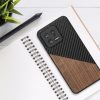 Kwmobile калъф за Xiaomi 13 5G, кафяв/черен, дърво/силикон, 60705.01