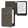 калъф kwmobile за Kobo Clara 2E, Екологична кожа, Сив, 60229.05