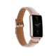 kwmobile каишка за Huawei Watch Fit mini, естествена кожа, кафяв, 59534.10