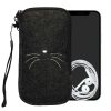 Kwmobile Universal XL Cover - 6.8", текстил, сиво/бяло, 49866.4.13