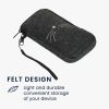 Kwmobile Universal XL Cover - 6.8", текстил, сиво/бяло, 49866.4.13