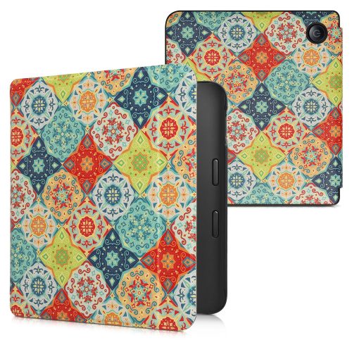 калъф kwmobile за Kobo Libra 2, Екологична кожа, Многоцветен, 56575.65