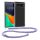 Броня kwmobile за Google Pixel 6, силикон, прозрачен/лилав, 55596.108