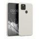 калъф kwmobile за Google Pixel 5, Силиконов, Бял, 53778.02